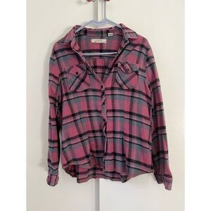 Multicolored Button Down Flannel